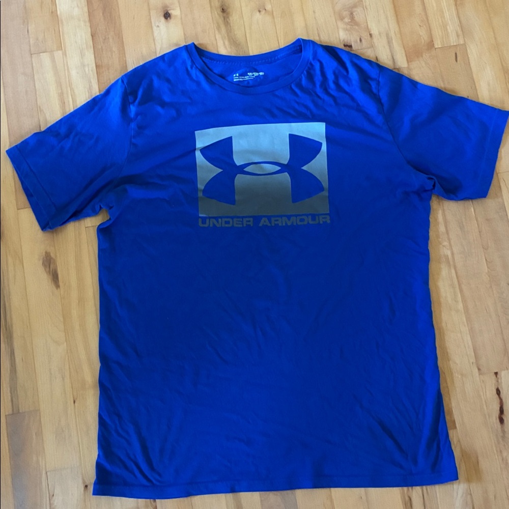 Under Armour Royal Blue Tee with Silver Logo